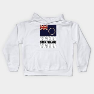 Flag of Cook Islands Kids Hoodie